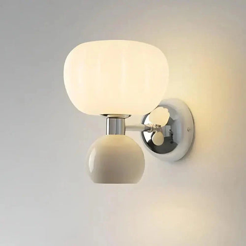 Arandela Decorativa Dupla Interna em Estilo Abóbora