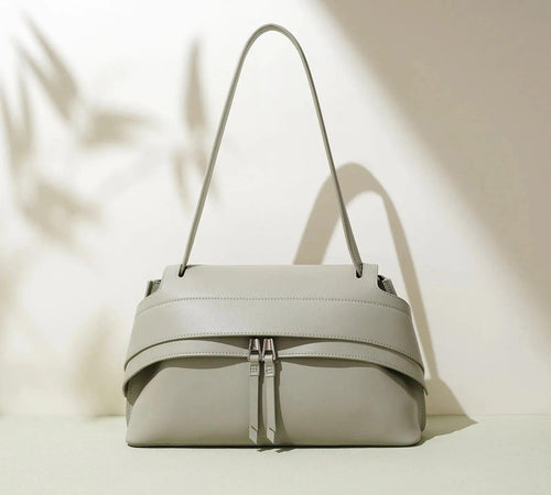 Bolsa Mini Feminina de Couro com Alça de Mão Faetton &Co.