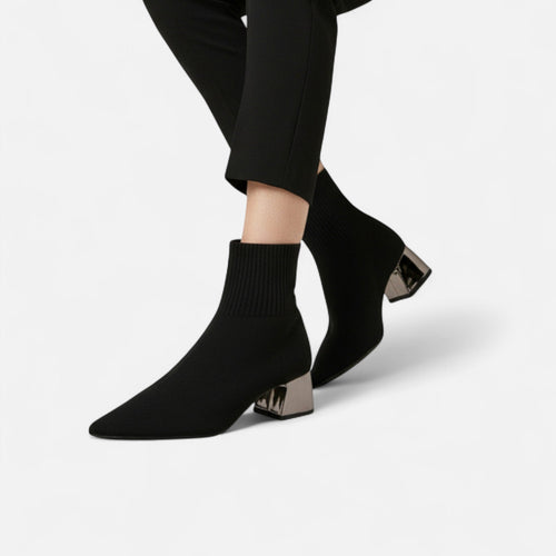 Botas de Meia Femininas – Elegância Esculpida para o Outono