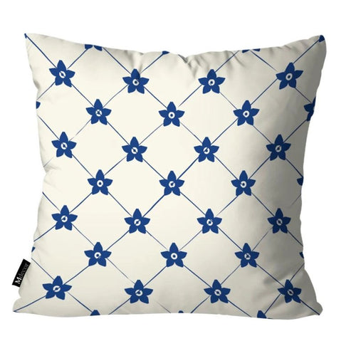 Conjunto de 4 Capas de Almofadas Portuguesas na Cor Azul