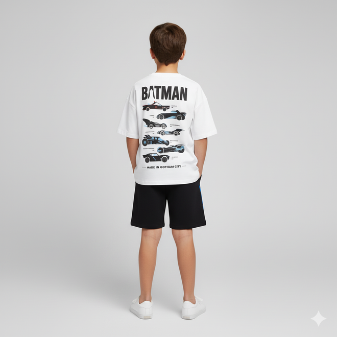 Conjunto Casual Menino Infantil Batman