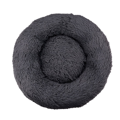 LuxuryPuff- Cama para cachorro e gato ultra macia Cinza