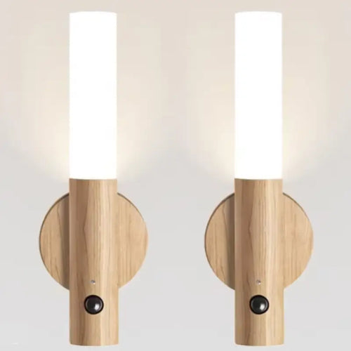 Luminária Inteligente de Parede com Sensor de Movimento Bege - Compre 1 leve 2