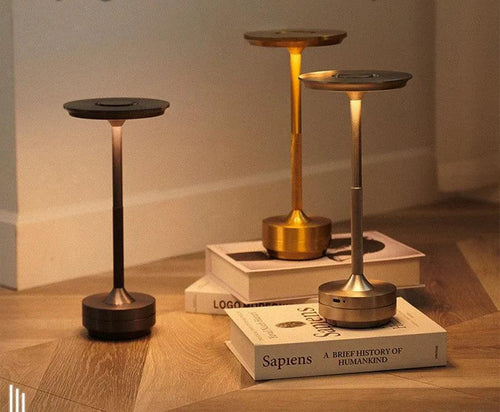 Luminária de mesa Conforto | Abajur Sem Fio - Iluminação LED Portátil e Recarregável