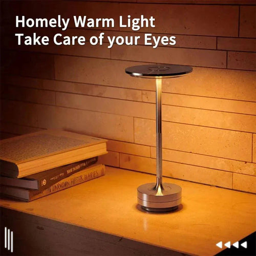 Luminária de mesa Conforto | Abajur Sem Fio - Iluminação LED Portátil e Recarregável