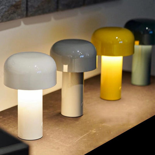 Luminária de mesa Dimerizável e Portátil - Recarregável via USB com Controle Touch para Cabeceira
