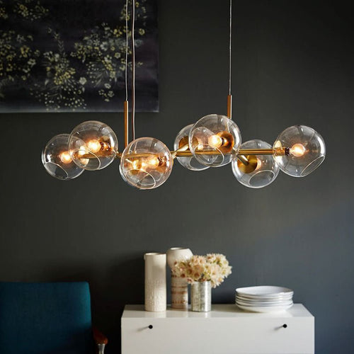 Lustre contemporâneo para mesa de refeição
