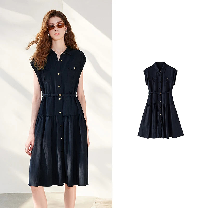 Vestido Polo Curto em Algodão