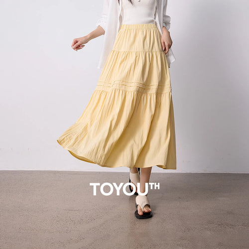 Saia Longa Feminina em Camadas Patchwork