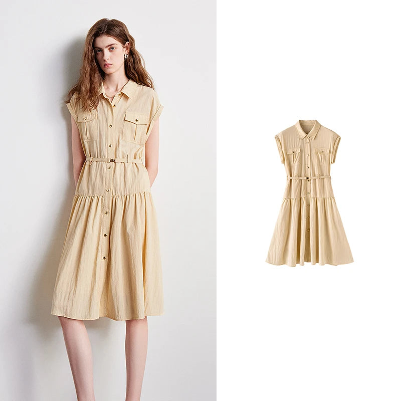 Vestido Polo Curto em Algodão