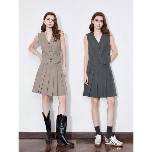 Saia Midi Feminina Plissada com Paetê