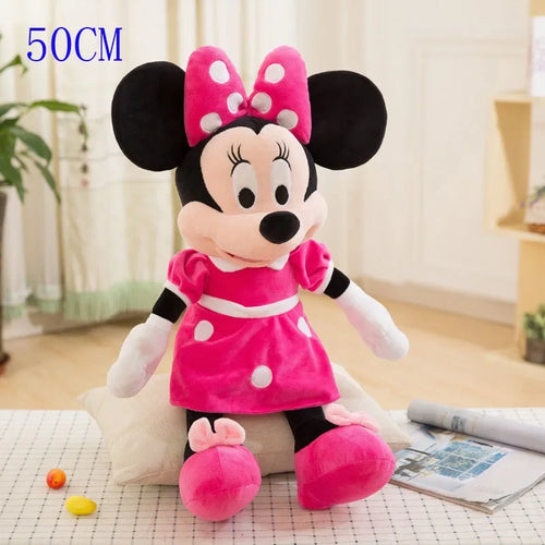 Minnie de Pelúcia Grande Super Fofa Melhor Presente 48cm Pink Minne