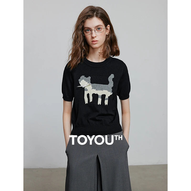Blusa Feminina de Tricô Leve para Verão