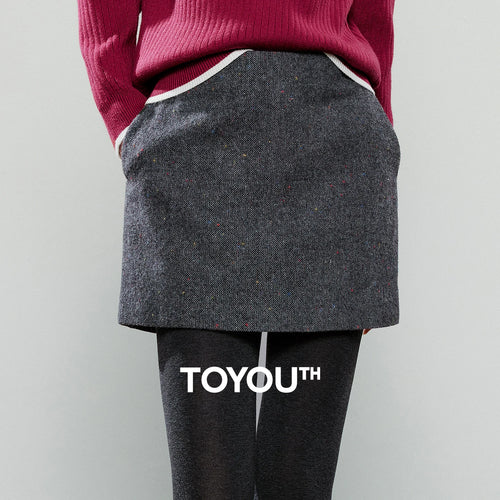 Short Saia Feminino Assimétrica de Inverno
