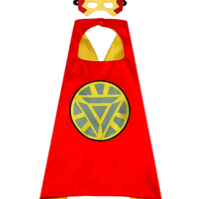 Capa + máscara Infantil Personagens dos Vingadores