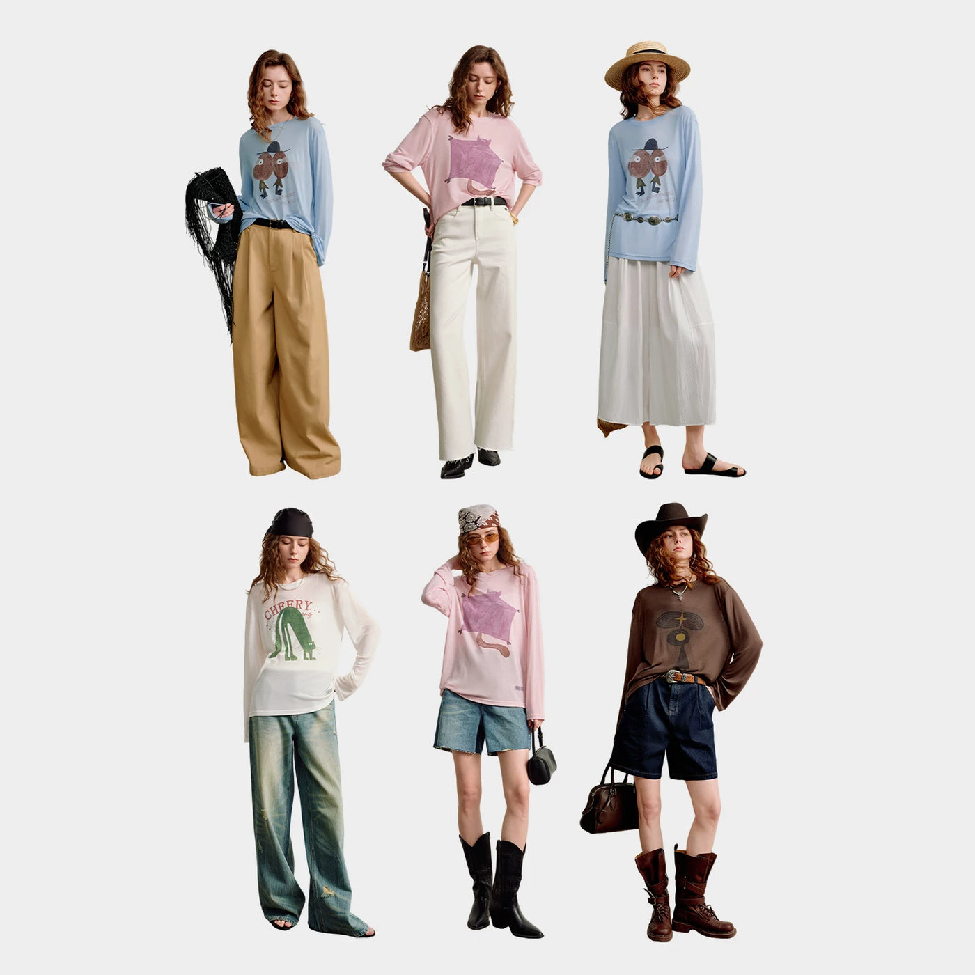 Cardigan Feminino de Liocel e Lã com Estampa Artística