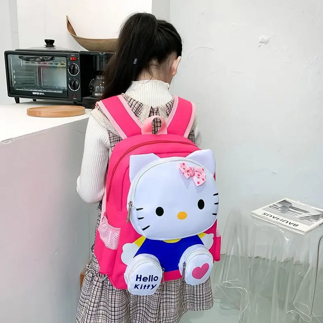 Mochila Escolar Para Meninas Hello Kitty