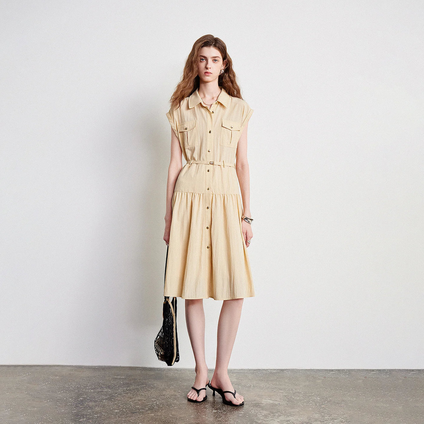 Vestido Polo Curto em Algodão