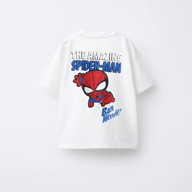 Camisa Homem Aranha - Tamanhos 9 meses-7 anos