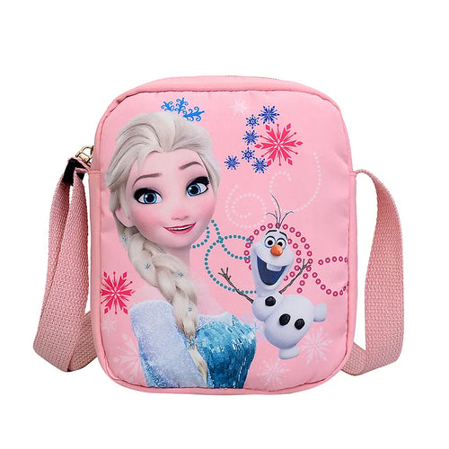 Pequena Bolsa Frozen Para Meninas Rosa