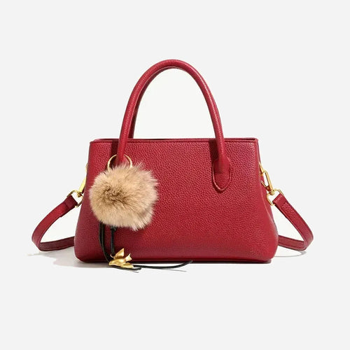 Bolsa Pequena de Mão Feminina em PU Couro Sintético com Alça Transversal