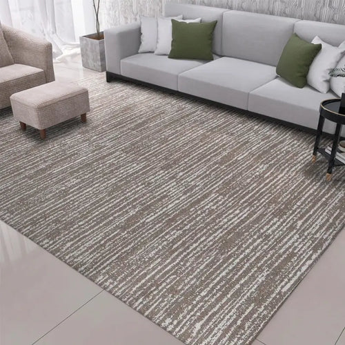 Tapete Grande para Sala Mesclado Antiderrapante 200x300cm Caramelo Escuro