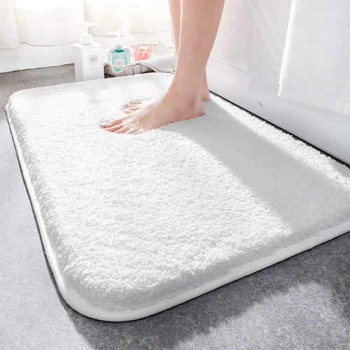 Tapete de Banheiro Luxe Cloud Comfort – Tapete Antiderrapante Extra Macio para uma Experiência de Spa