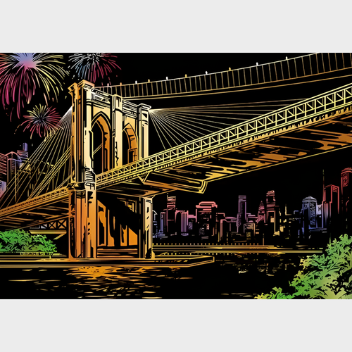 Arte de riscar - Nível profissional: Brooklyn Bridge
