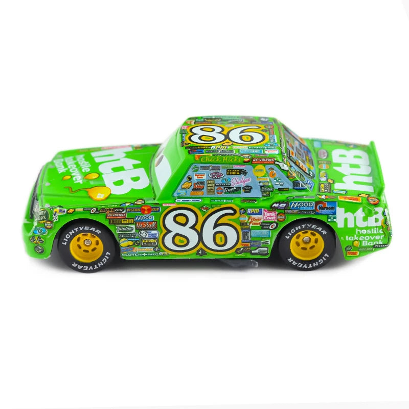 Kit Caminhão e carro - Mcqueen Filme Carros - VERDE