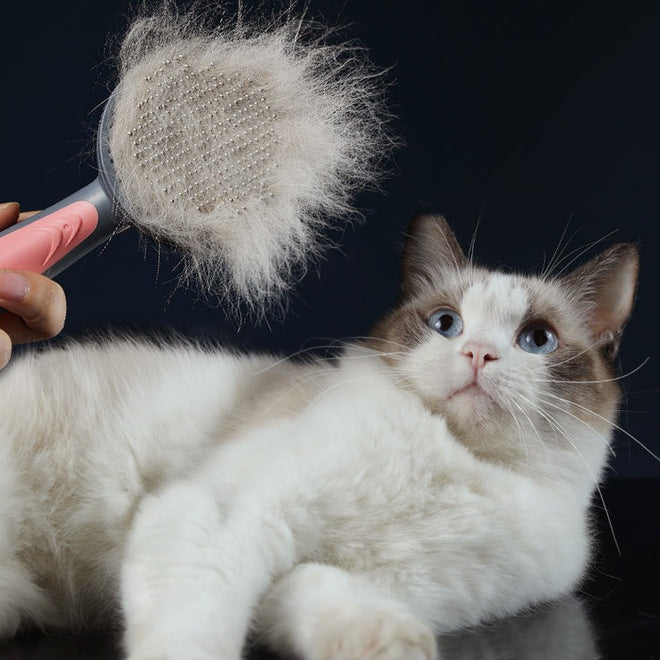Fatpet™ - Escova Removedora de Pelos para Animais de Estimação.
