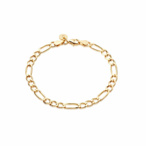 Pulseira Chain Ellos Ouro Amarelo-18cm
