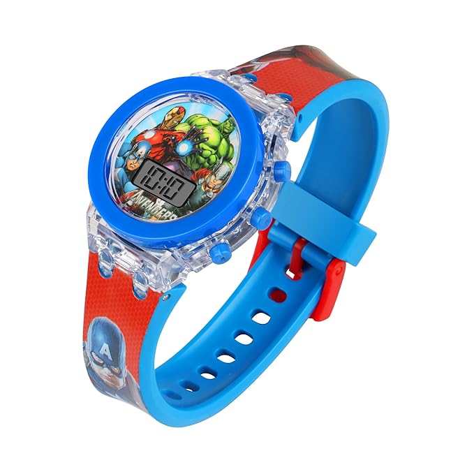 Relógio Infantil Filme Vingadores Para Menino Impermeável Digital