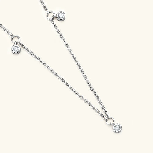 Colar Choker V Diamonds Prata Faetton &Co.