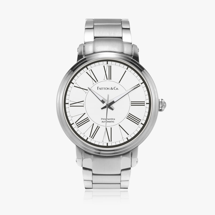 Relógio Masculino Automático D'elamantina Edition - DT No. 9002 Prata