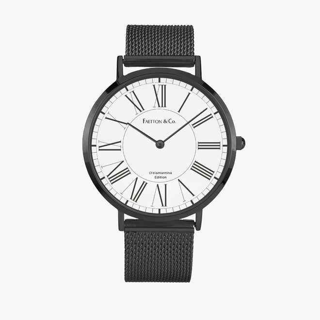 Relógio Feminino Faetton &Co. | D'elamantina Edition- RT. N 002 38mm Preto