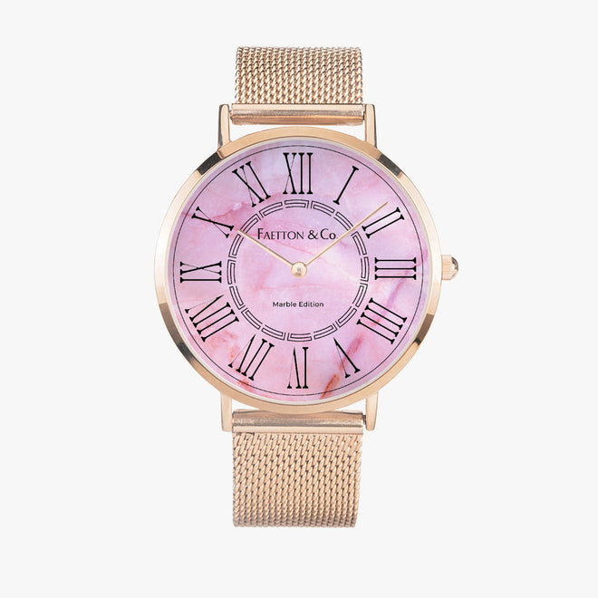 Relógio Feminino Marble Edition - No 4 | Faetton &Co. RoseGold