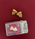 Brinco de Pino Vintage com Banho Ouro 18K