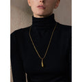Colar Feminino Gota em Aço Inoxidável 7