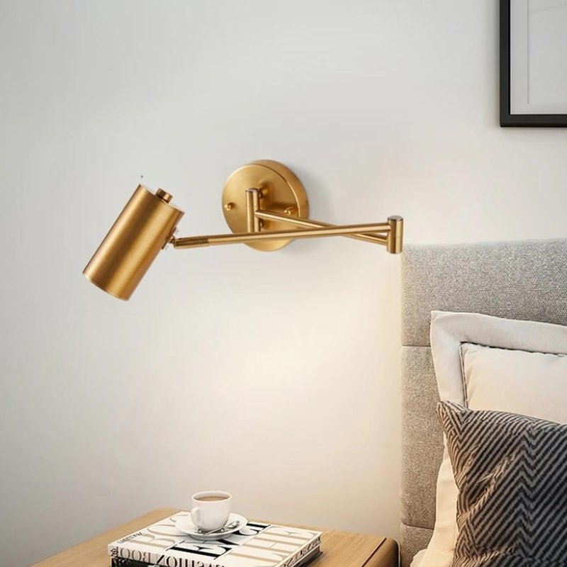 Arandela Articulada de Parede em Metal com LED