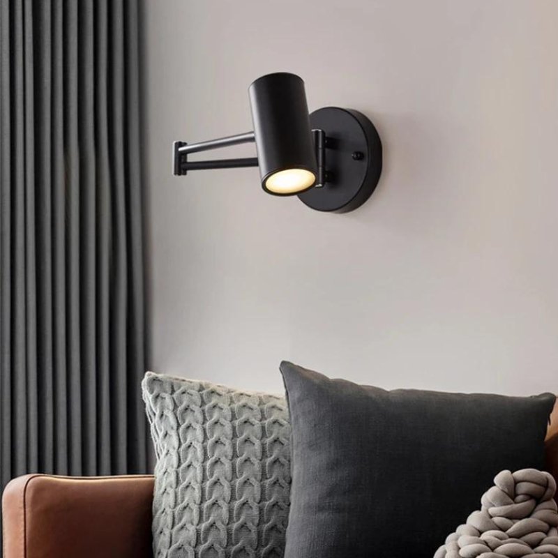 Arandela Articulada de Parede em Metal com LED