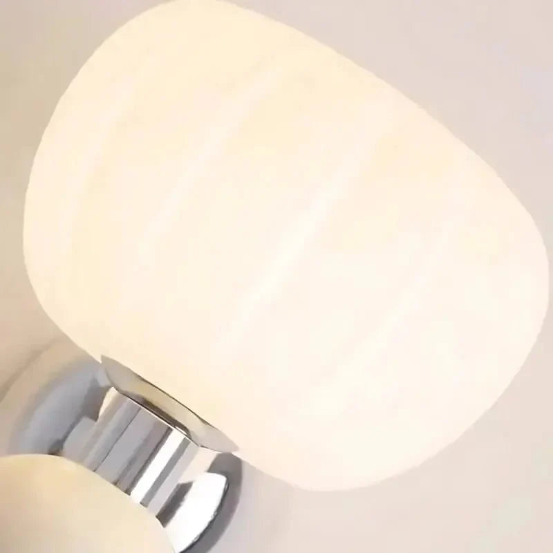 Arandela Decorativa Dupla Interna em Estilo Abóbora