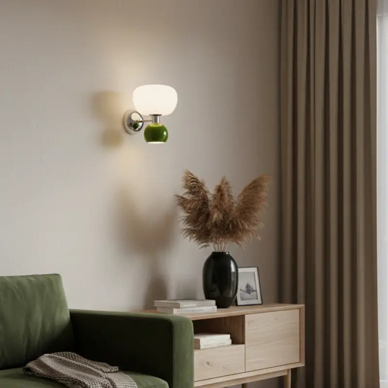 Arandela Decorativa Dupla Interna em Estilo Abóbora
