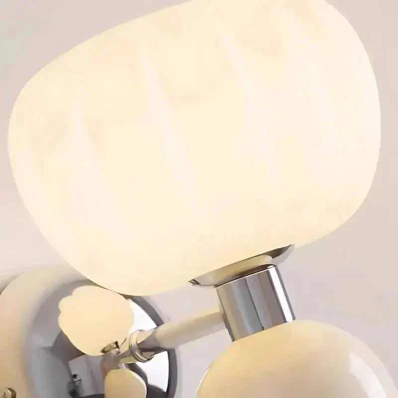 Arandela Decorativa Dupla Interna em Estilo Abóbora