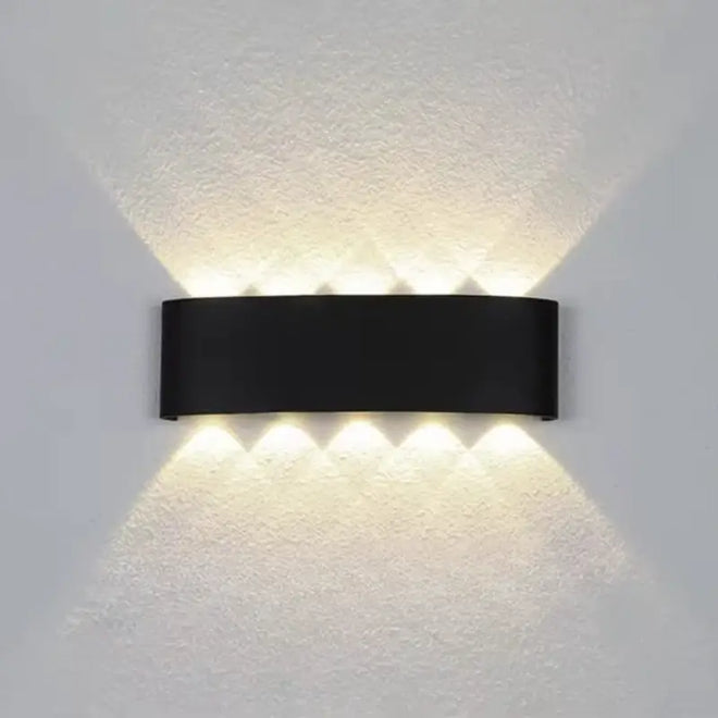 Arandela Externa em Alumínio LED à Prova d'Água 10W - 5 LED