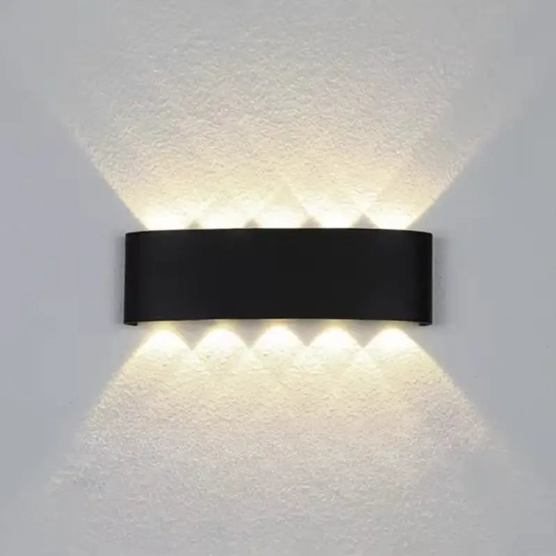 Arandela Externa em Alumínio LED à Prova d'Água 10W - 5 LED