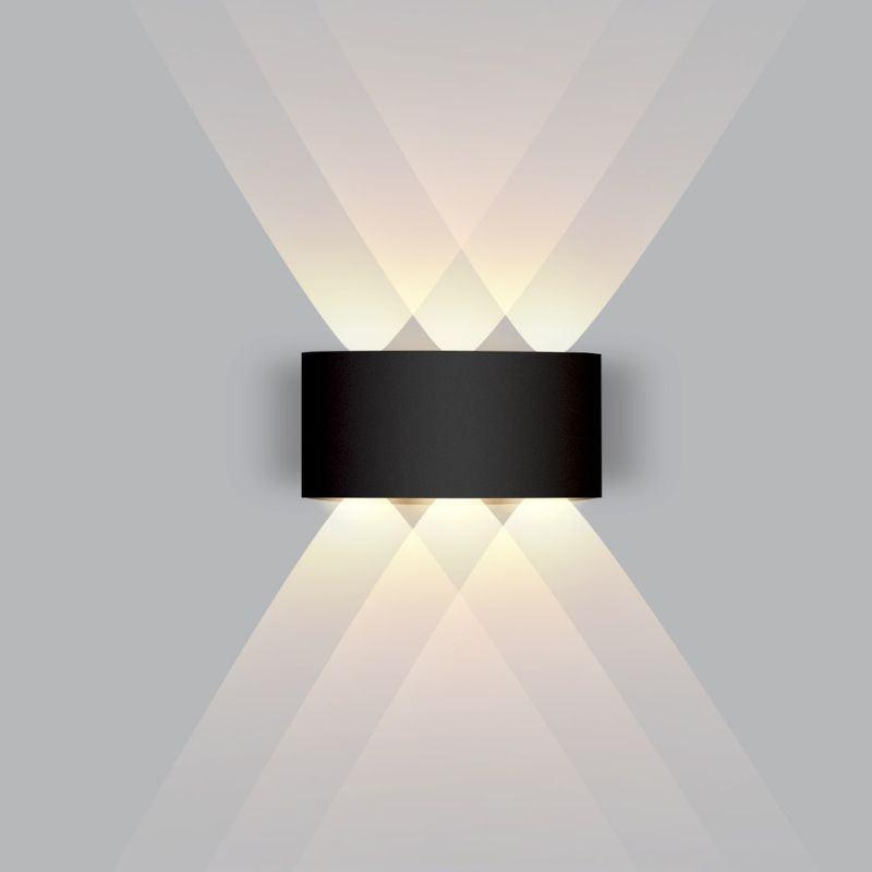 Arandela Externa em Alumínio LED à Prova d'Água 6W - 3 LED