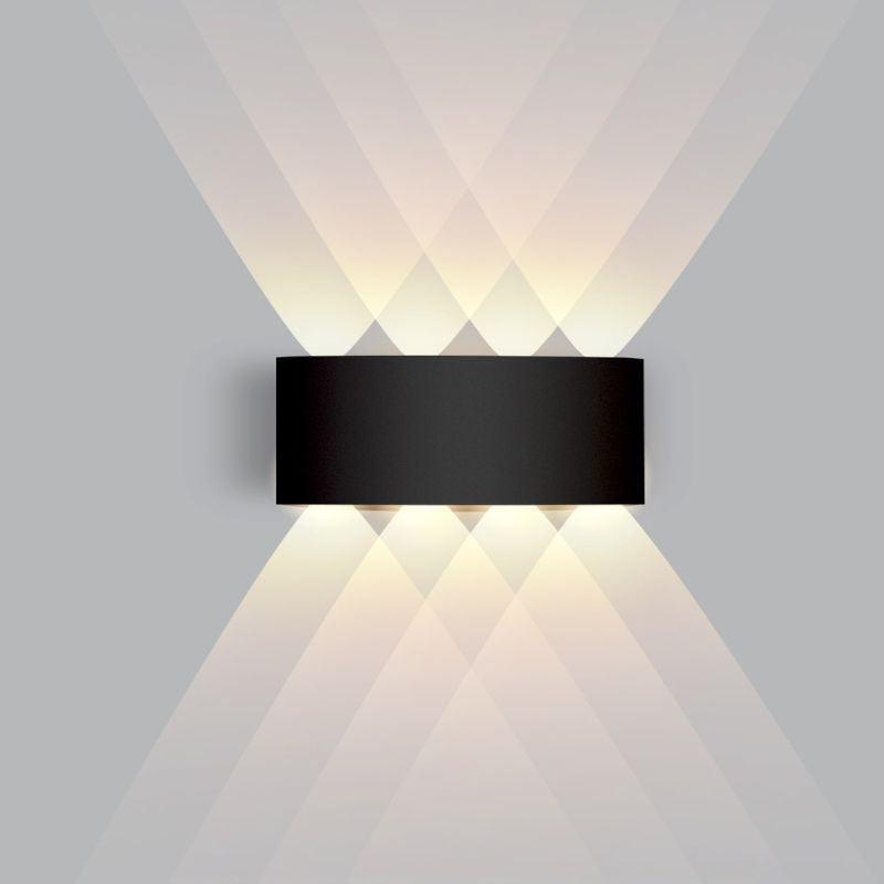 Arandela Externa em Alumínio LED à Prova d'Água 8W - 4 LED