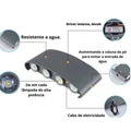 Arandela Externa em Alumínio LED à Prova d'Água