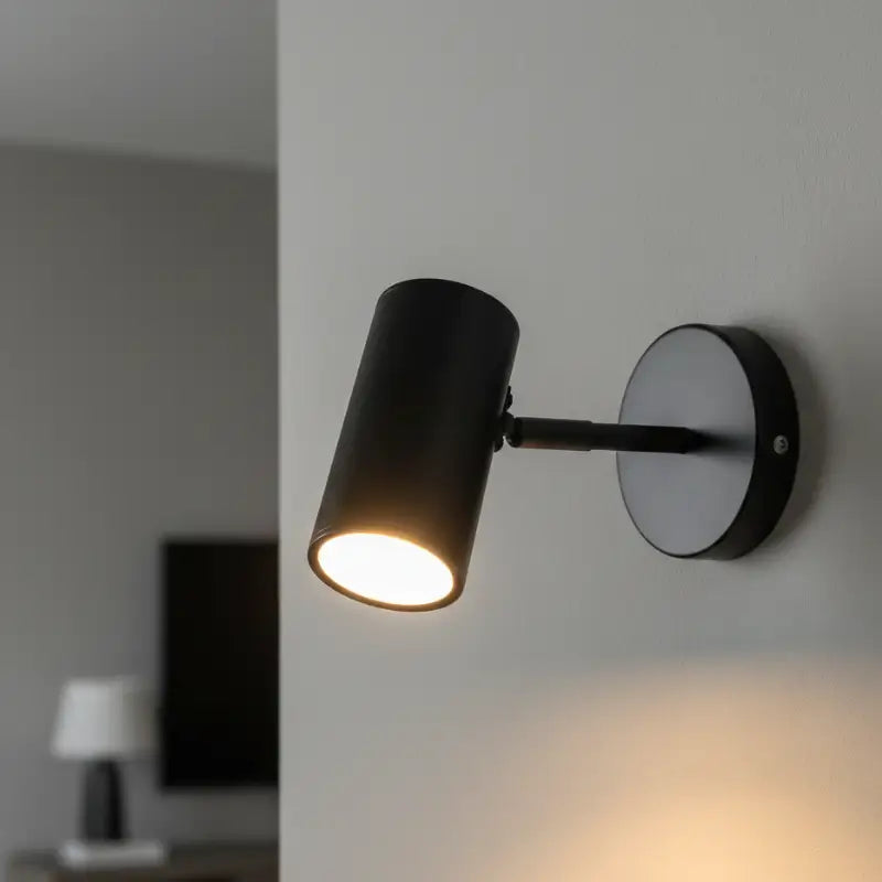 Arandela LED Minimalista para Parede Preto