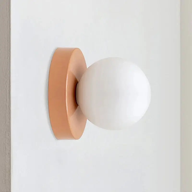Arandela de Parede Globo de Vidro para Quarto Elegante